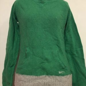 Green Sweater with Pocket